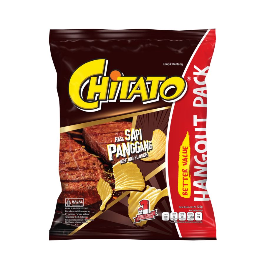 Chitato Sapi Panggang/Keripik Kentang 120gram 120gram