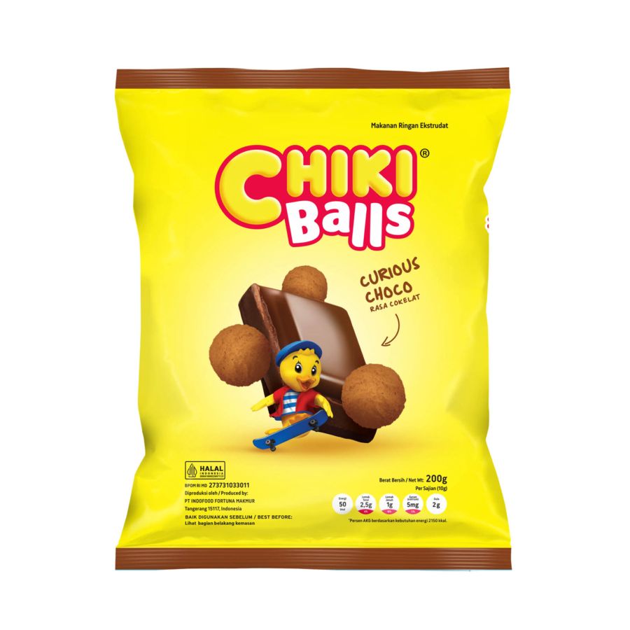 Chiki Balls Curious Choco 200gram