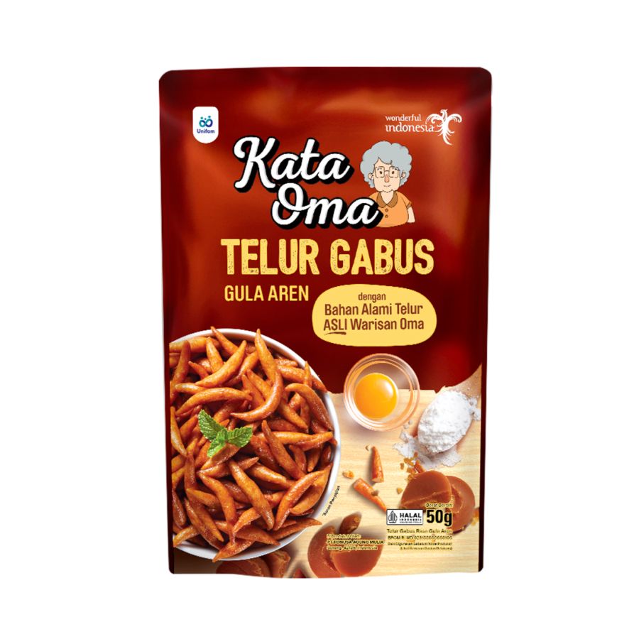 Kata Oma Telur Gabus Gula Aren 50gram