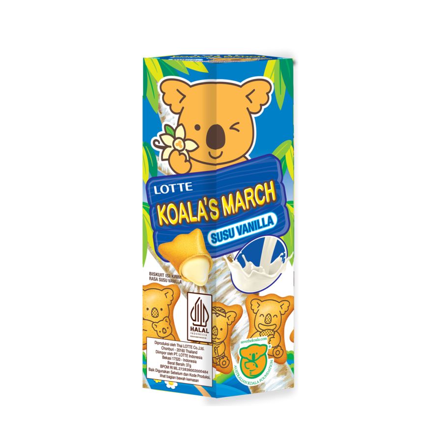 Lotte Koala's March Vanilla Milk Biscuit 37gram