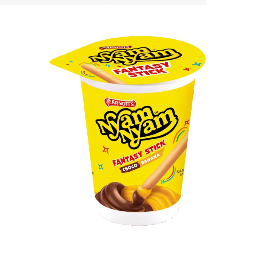 NyamNyam Fantasy Stick Choco Banana 25gram