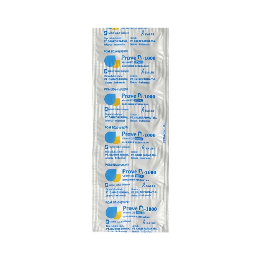 PROVE D3 Tablet Vitamin D3 1000 IU Strip 10tablet