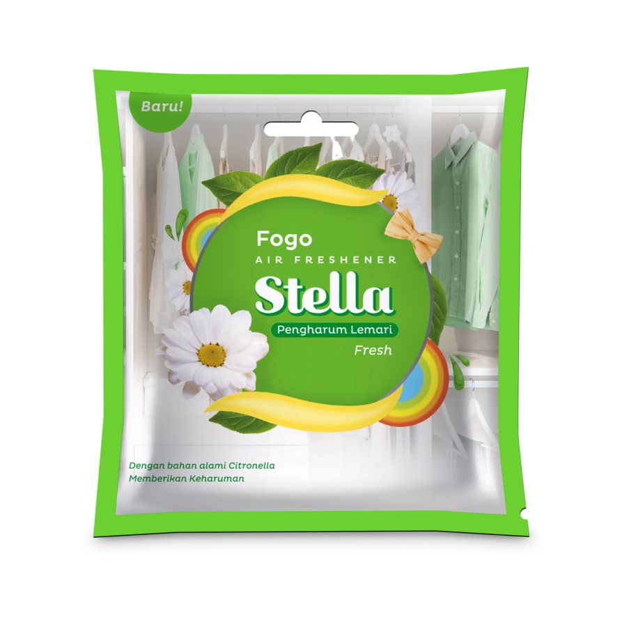 Stella Fogo Air Freshener Fresh/Pengharum Lemari Dan Laci 30gram