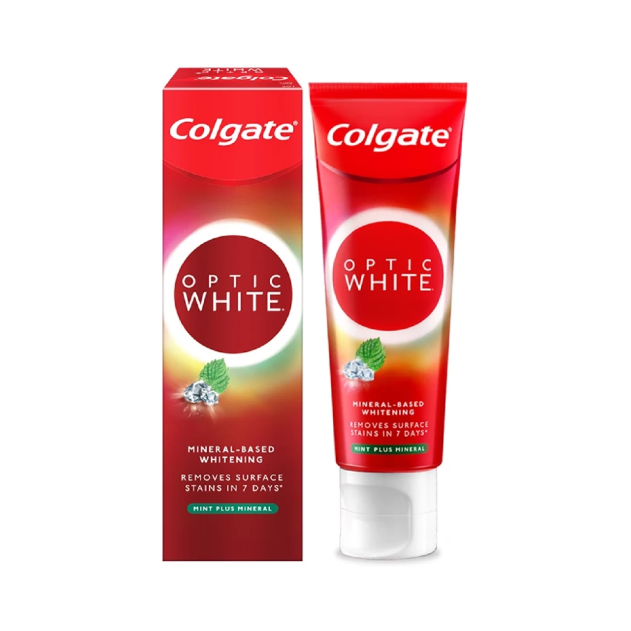 Colgate Optic White Mint Plus Mineral Toothpaste 2 pcs 100gram