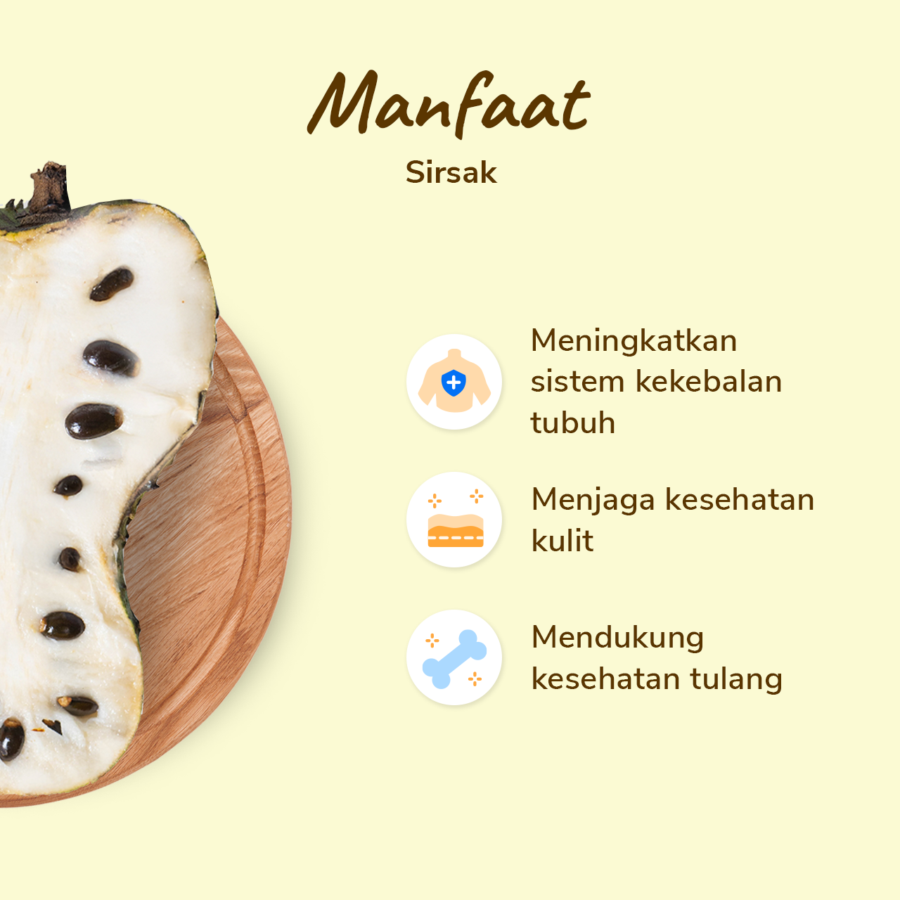 Sirsak 1 pcs 400-500 gram