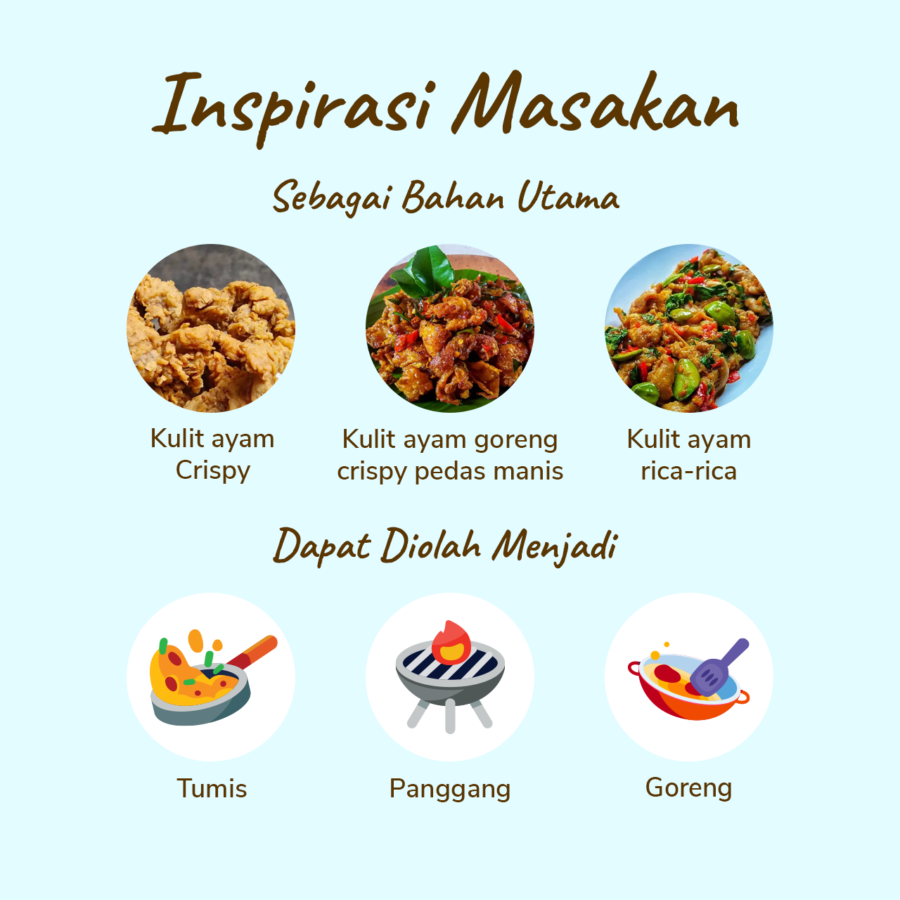 Kulit Ayam Marinasi Original Astro Farm 450-550gram