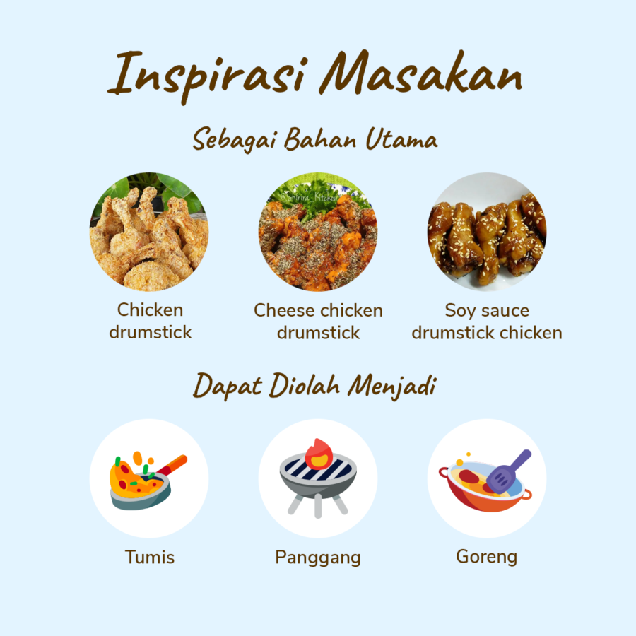 Sayap Ayam Drums Wings Marinasi HOT Astro Farm 450-550gram