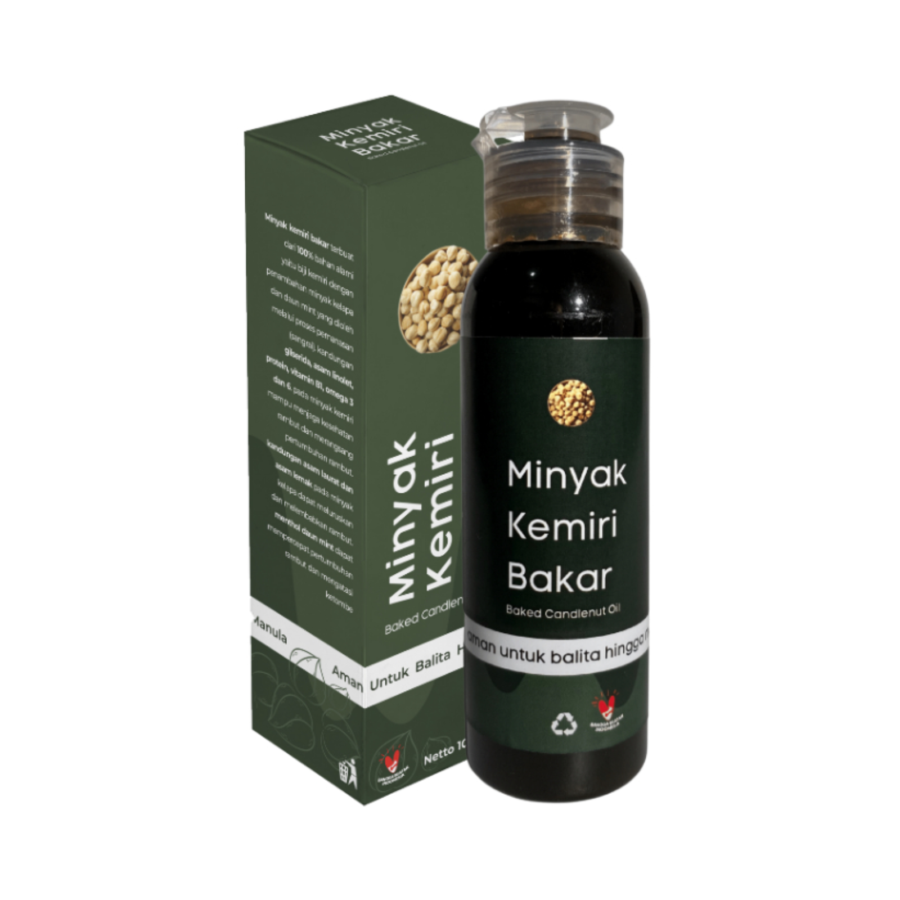 Minyak Kemiri Bakar Asli Bali Perawatan Rambut 100ml