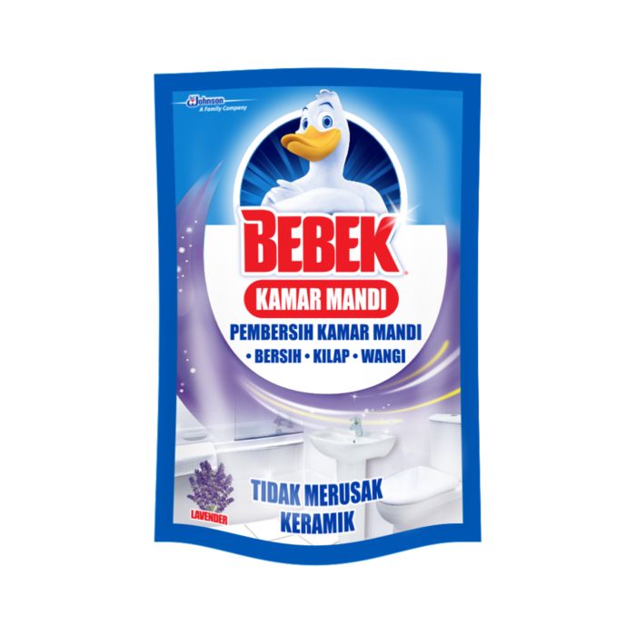 Bebek Bathroom Lavender pouch/Pembersih Kamar Mandi 400ml