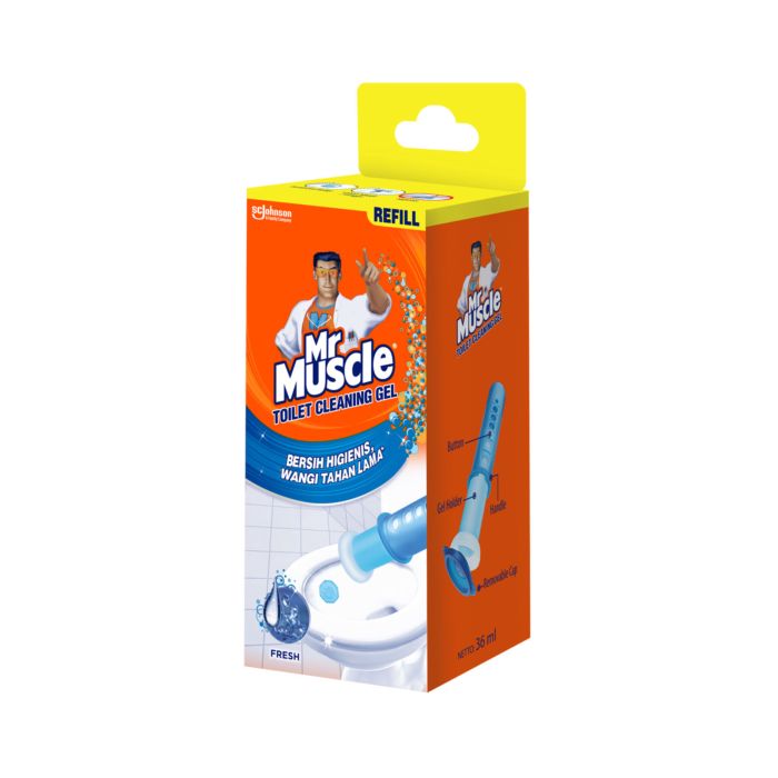 Mr. Muscle Toilet Cleaning Gel Fresh Refill/Alat Pembersih Rumah 36ml