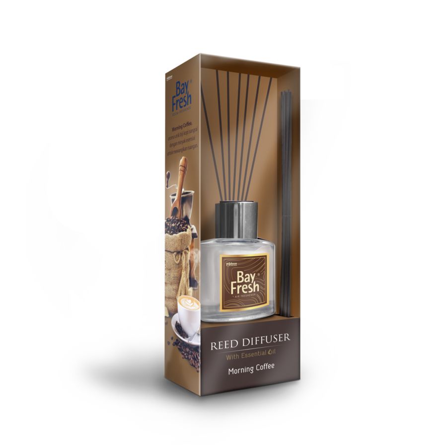 Bayfresh Reed Diffuser Morning Coffee Pengharum Ruangan Set