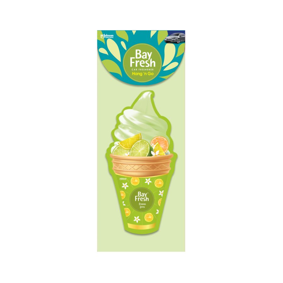 Bayfresh Hang n Go Frozen Lime/Pewangi Ruangan 1pcs