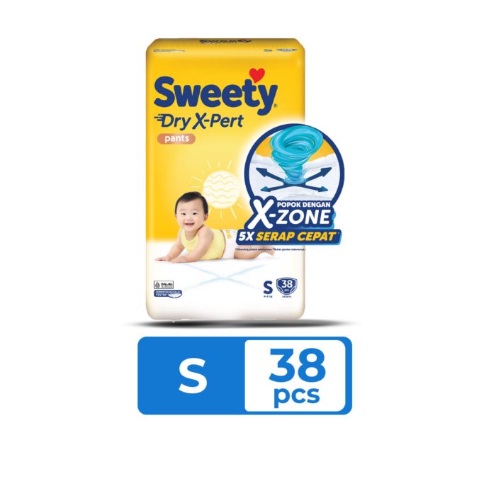 Sweety Bronze Dry X-pert Pants Diapers S38