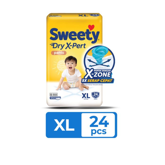 Sweety Bronze Dry X-Pert Pants Diapers XL24