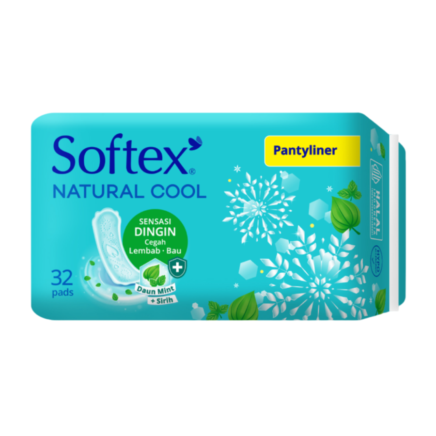 Softex Natural Cool 15cm Pantyliner 32pads