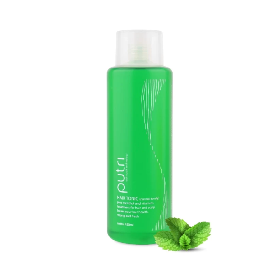 Putri Cool Refresh Oil Control Treatment Hair Tonic Perawatan Rambut 450ml