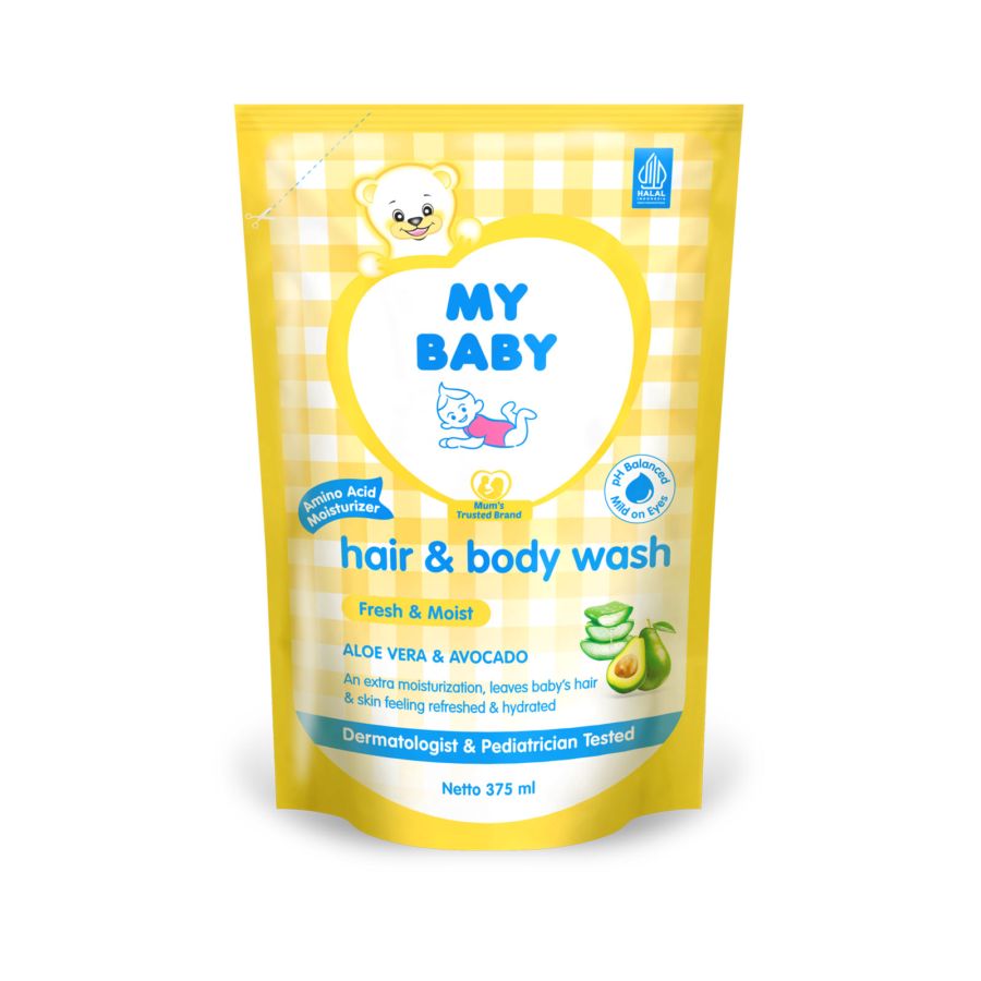 My Baby Hair and Body Wash Aloe Vera and Avocado 375ml