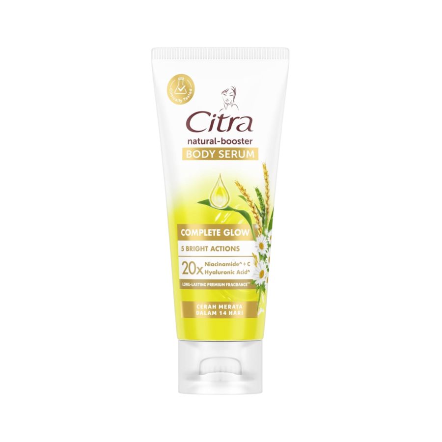 Citra Natural Booster Body Serum Complete Glow with 20X Niacinamide + C Hyaluronic Acid 180ml