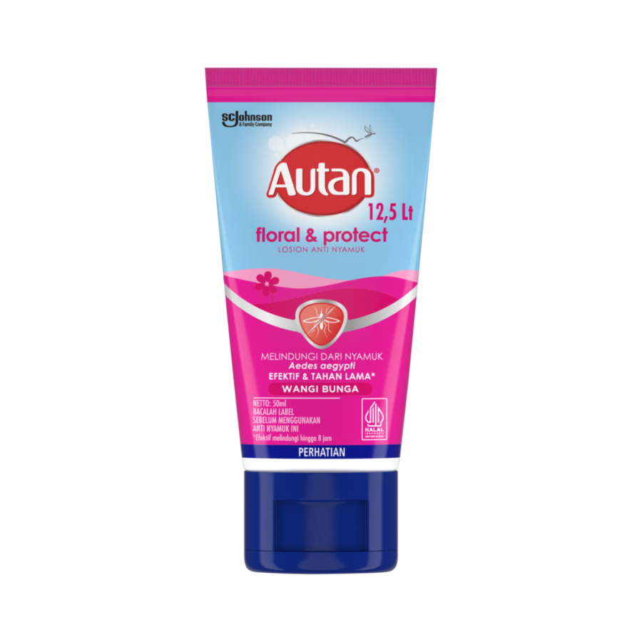 Autan Lotion Anti Nyamuk Floral & Protect Bunga 50ml