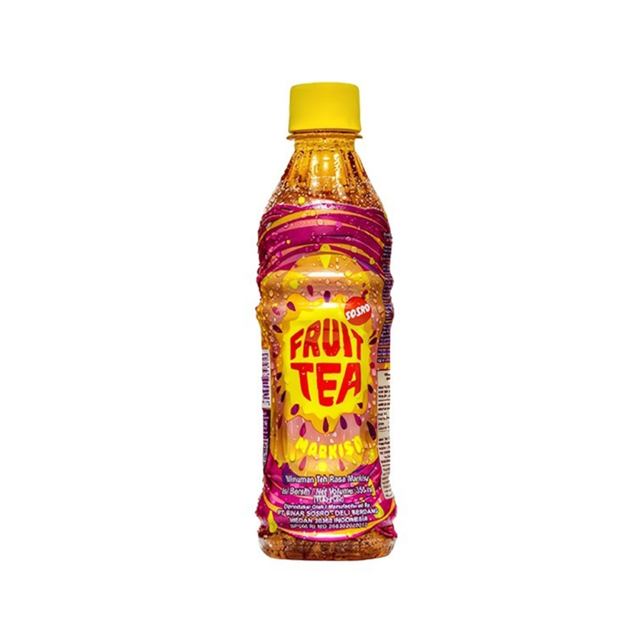 Bundle 15 Sosro Fruit Tea Markisa Botol/Teh 350 ml
