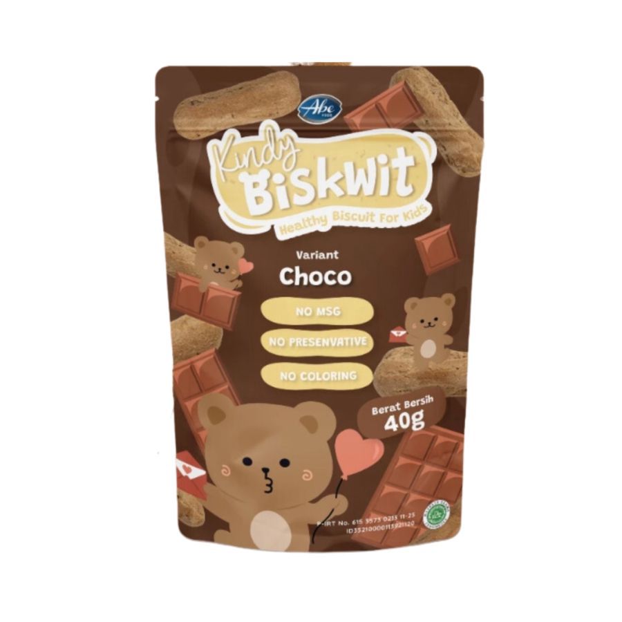 Bundle 2 Abe Food Kindy Biskwit Choco 40 gram