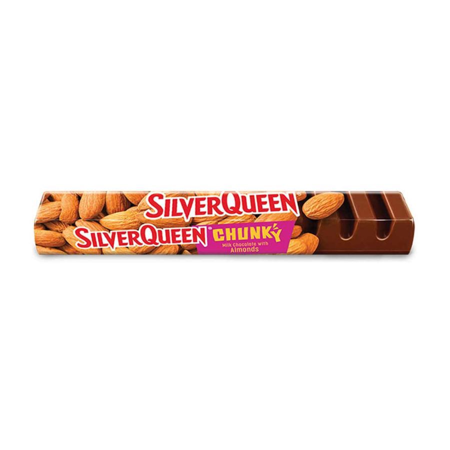 Bundle 2 Silverqueen Cokelat Chunky Bar with Almond 85 gram