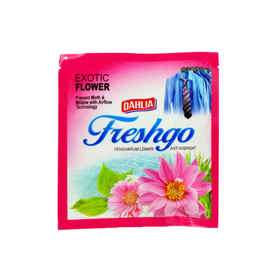 Bundle 3 Freshgo Exotic Flower Pewangi Lemari Pakaian