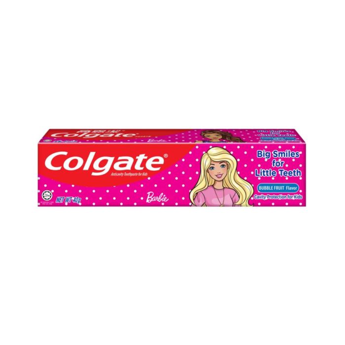Colgate Barbie Bubble Fruit Flavor Strawberries Mint Pasta Gigi Anak