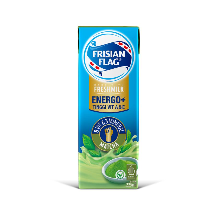 Frisian Flag ENERGO+ Susu UHT Matcha 225ml