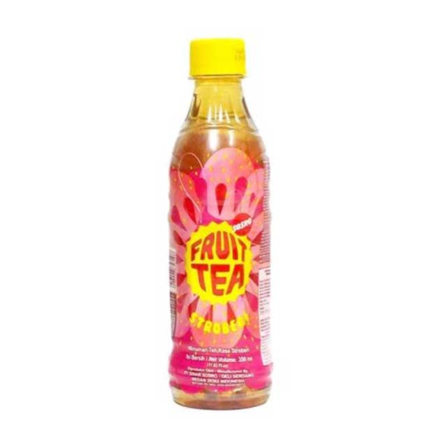 Sosro Fruit Tea Stroberi Botol 350ml