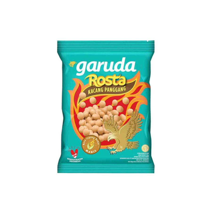 Bundle 3 Garuda Rosta Kacang Panggang Jagung Bakar Manis 95 gram