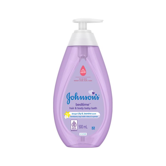 Johnson's Bedtime Hair & Body Baby Bath Sabun Bayi