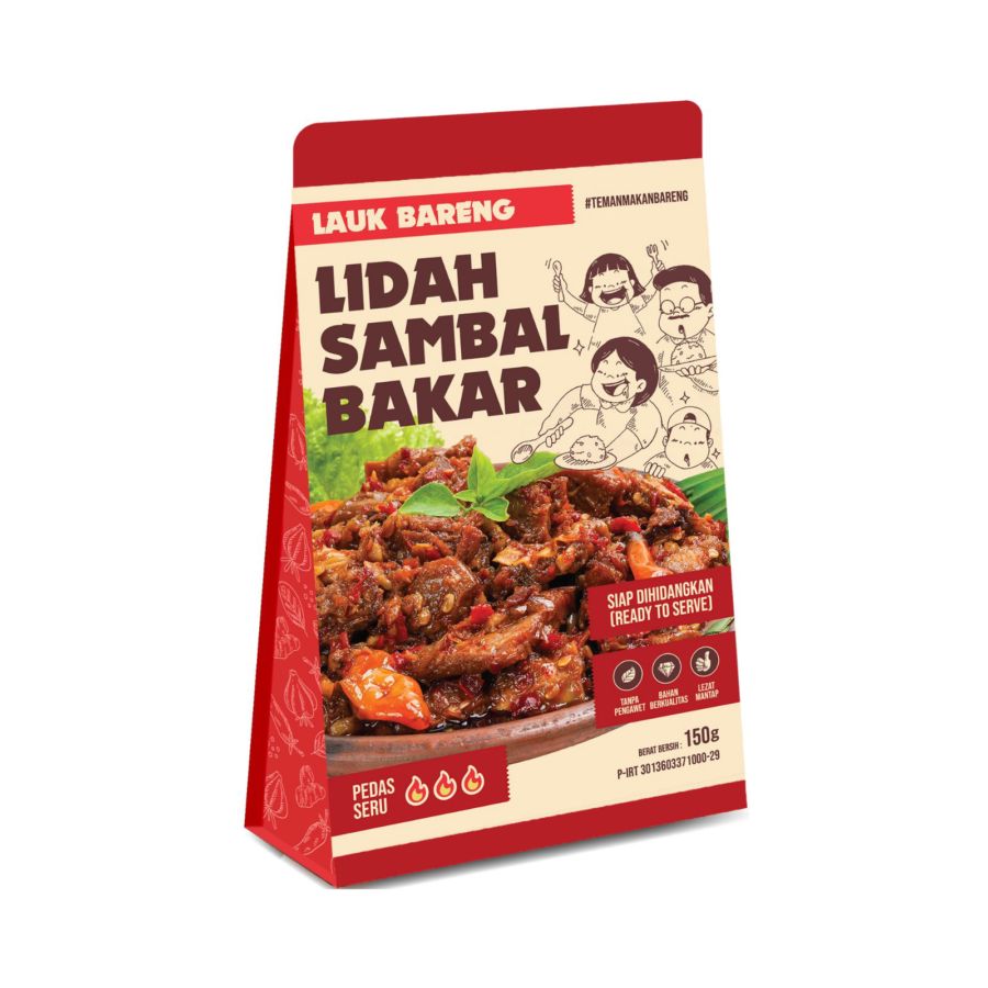 Lauk Bareng Lidah Sambal Bakar 150gram
