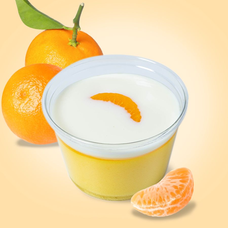 Mandarin Orange Pudding with Vanilla Vla 130ml