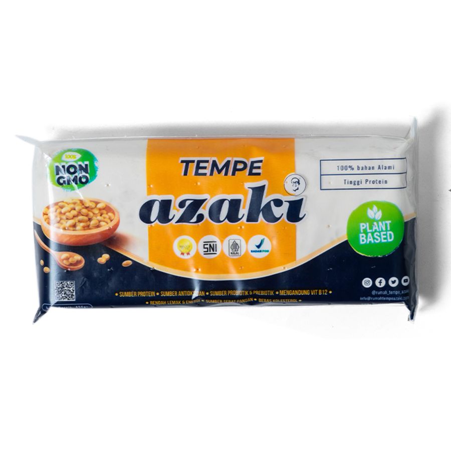 Azaki Tempe Plant Base Non GMO 450gram
