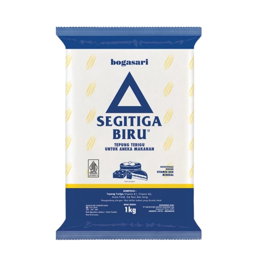 Bogasari Segitiga Biru Tepung Terigu Protein Sedang 1kg