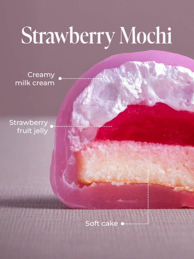Strawberry Mochi 1pcs