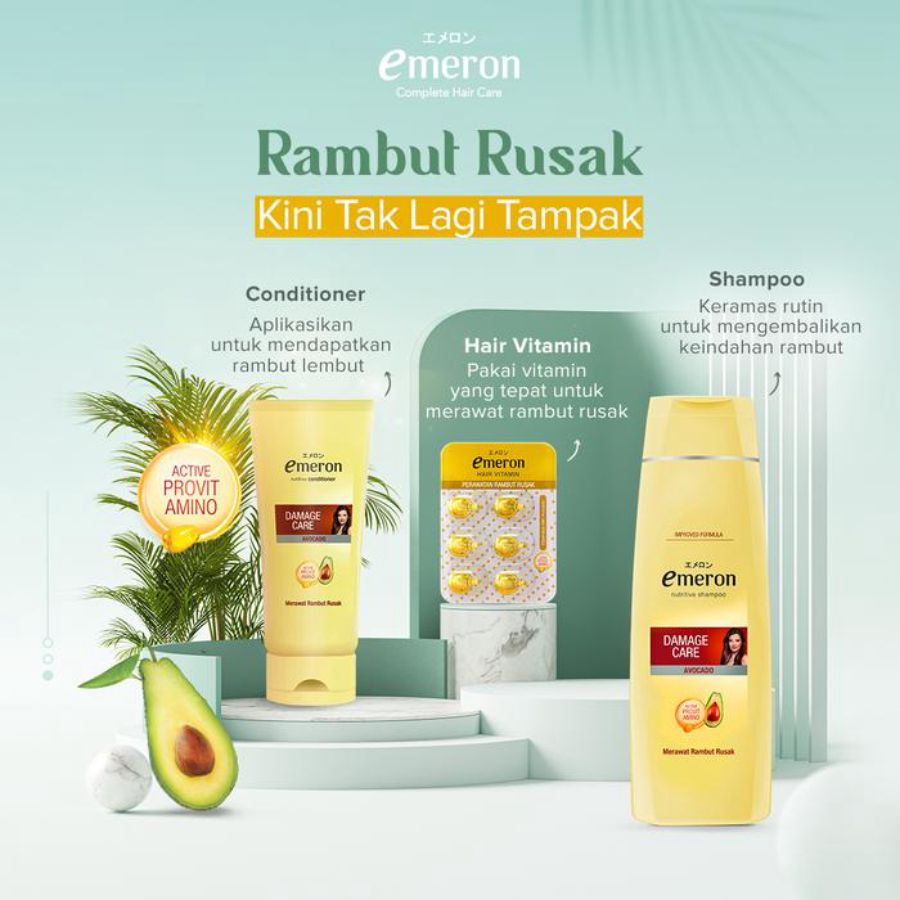 Emeron Damage Care Hair Vitamin 6butir