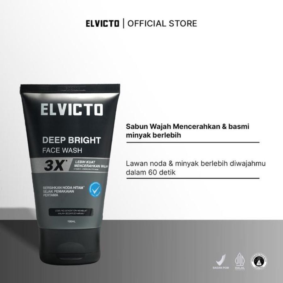 Elvicto Deep Bright Men Face Wash 100ml