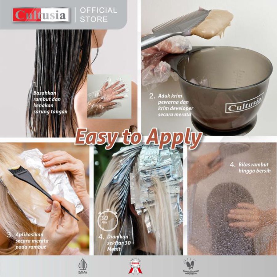 Cultusia Bleaching Rambut 0/00 30ml