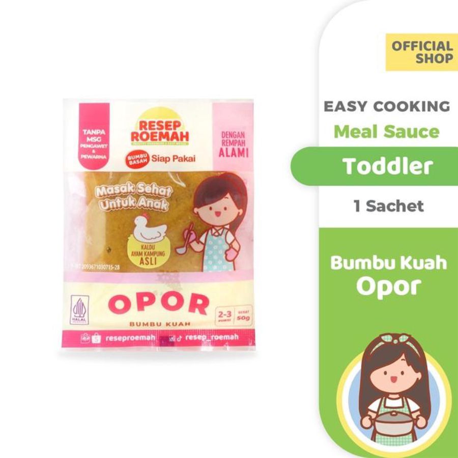 Resep Roemah Bumbu Instant Anak Kuah Opor 50gram