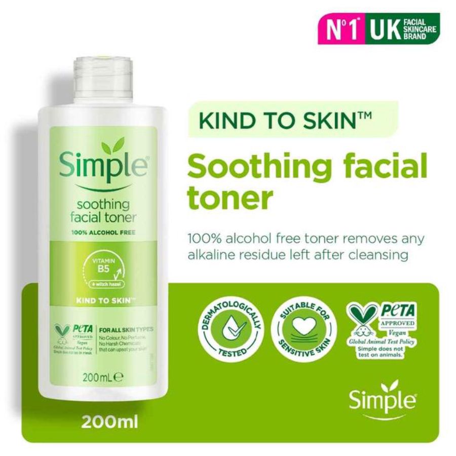 Simple Soothing Facial Toner 200ml