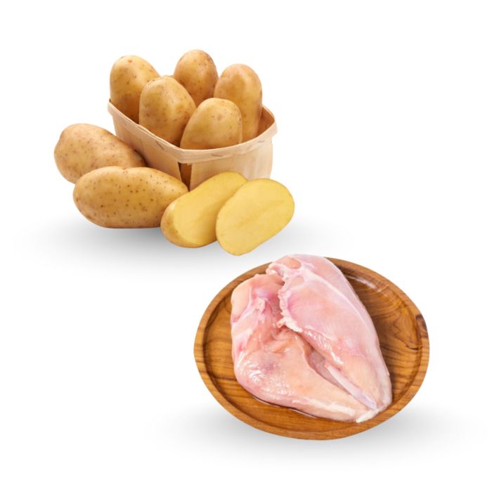 Bundle Kentang Astro Farm 500 gram & Dada Ayam Boneless Fillet Organik Probiotik Natural Poultry 500 gram