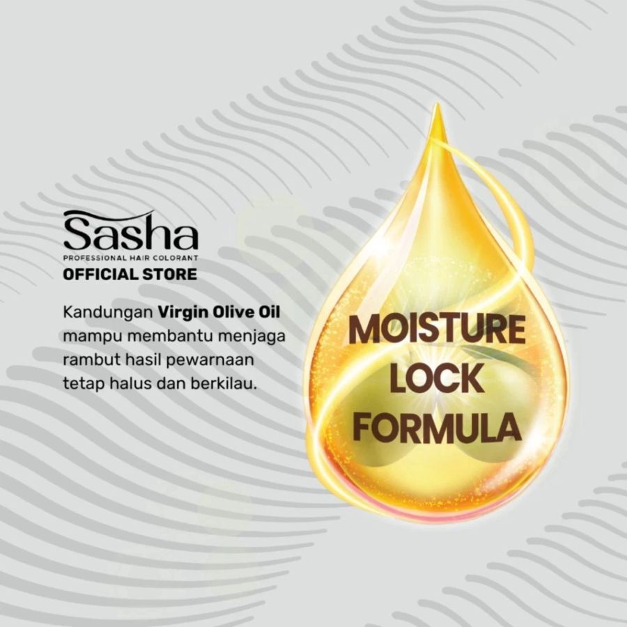 Sasha Professional Hair Colorant Natural Black Box 25gram
