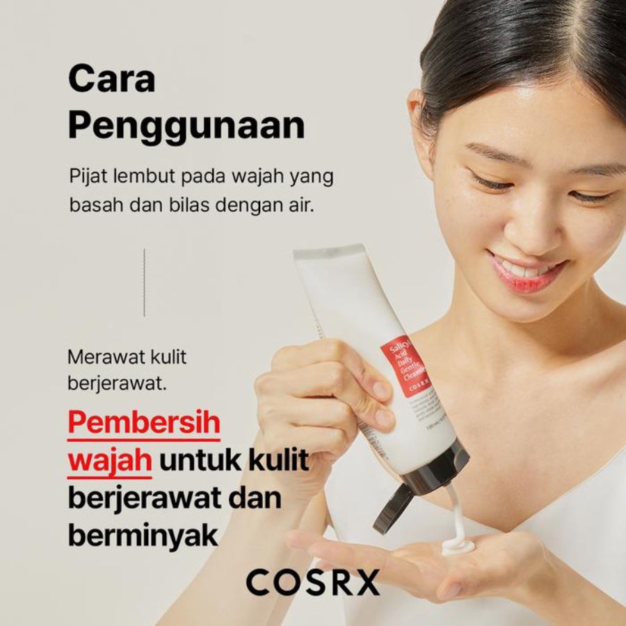 COSRX Salicylic Acid Daily Gentle Cleanser 50gram