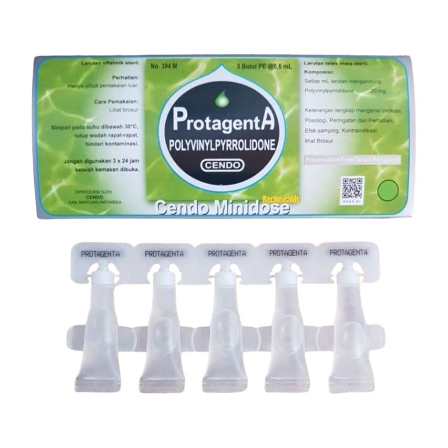 Cendo Protagenta Minidose 0.6 Ml Tetes Mata 5 Botol 3ml