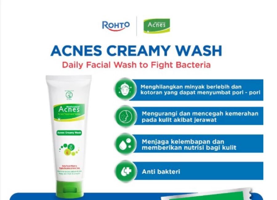 Acnes Creamy Wash 100gram