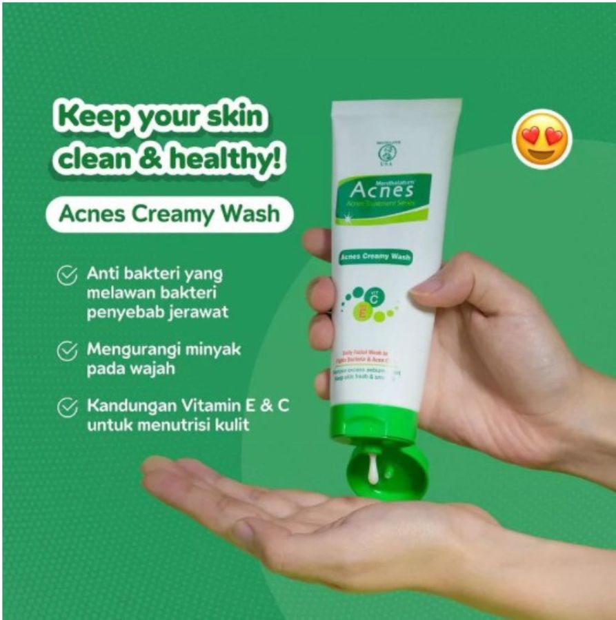 Acnes Creamy Wash 50gram