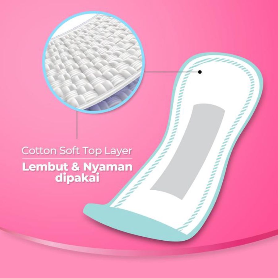 Bagus Nina Anion Pantylilner Floral 15cm 1pack