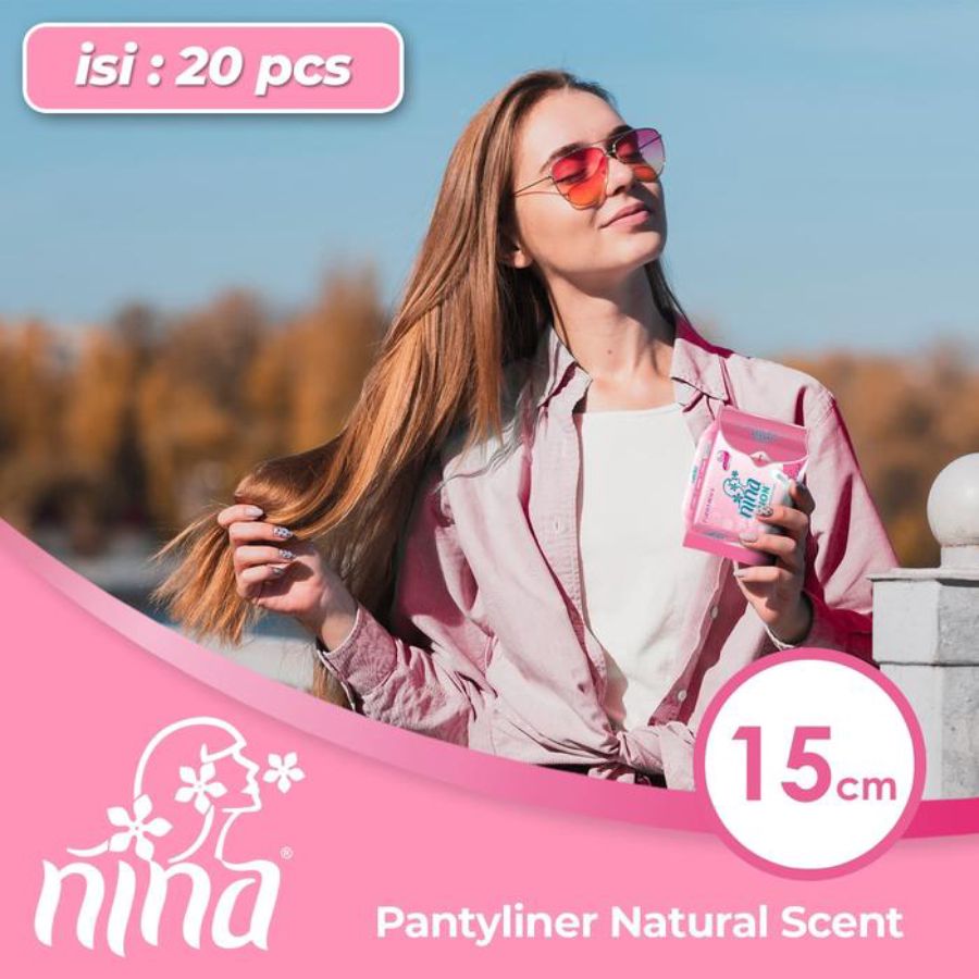 Bagus Nina Anion Pantylilner Floral 15cm 1pack
